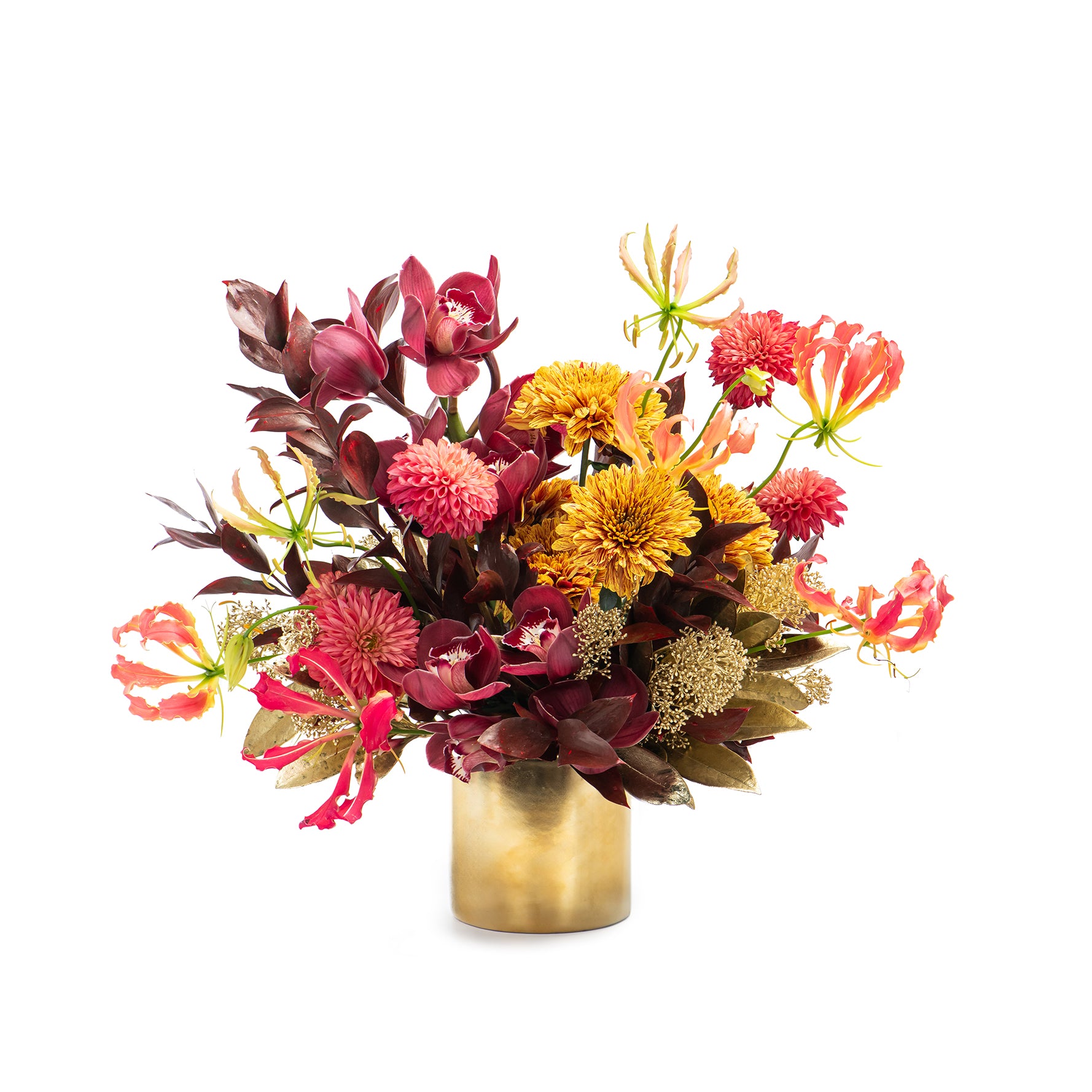 Blossoms of Prosperity Flower Bucket