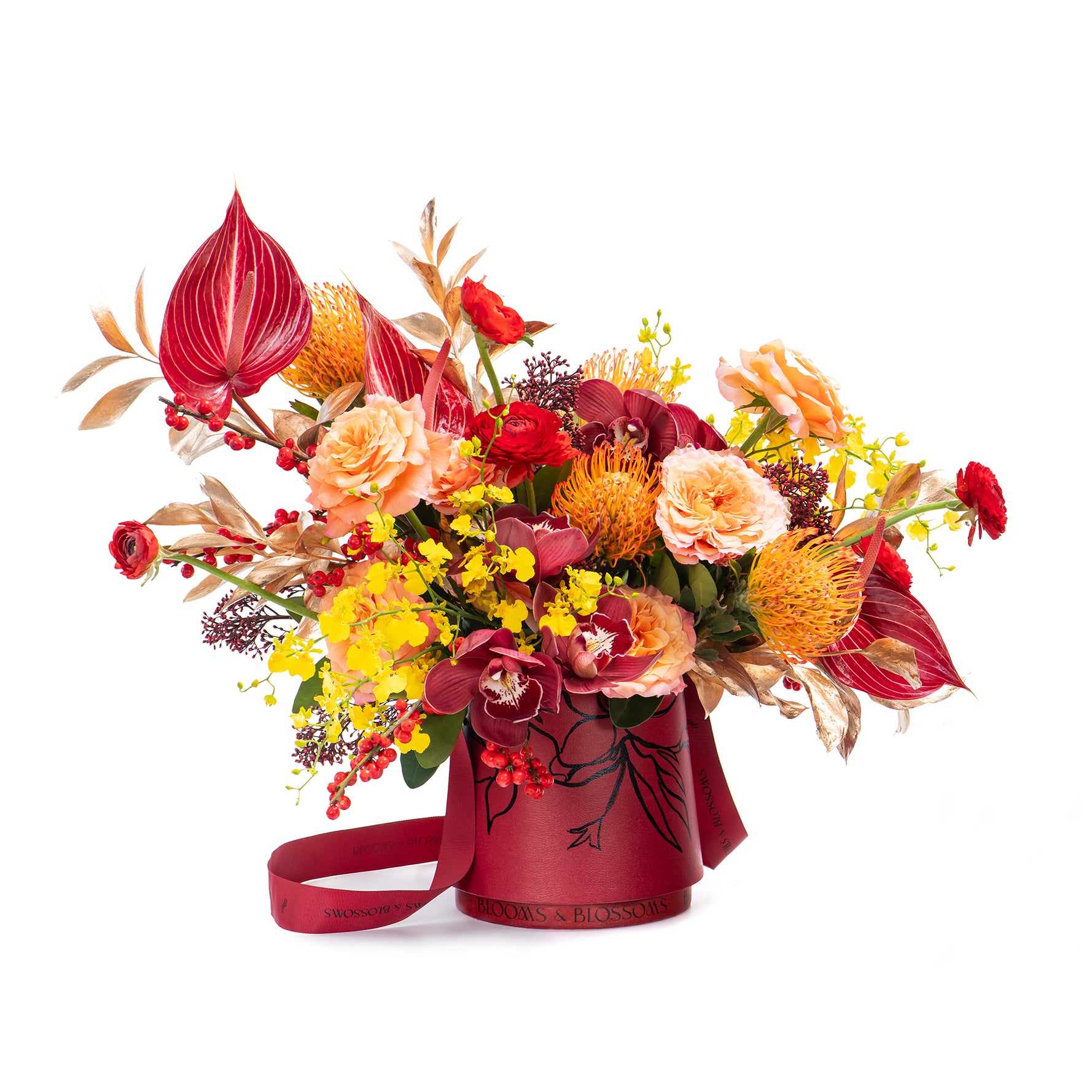 Fortune Bloom Flower Bucket