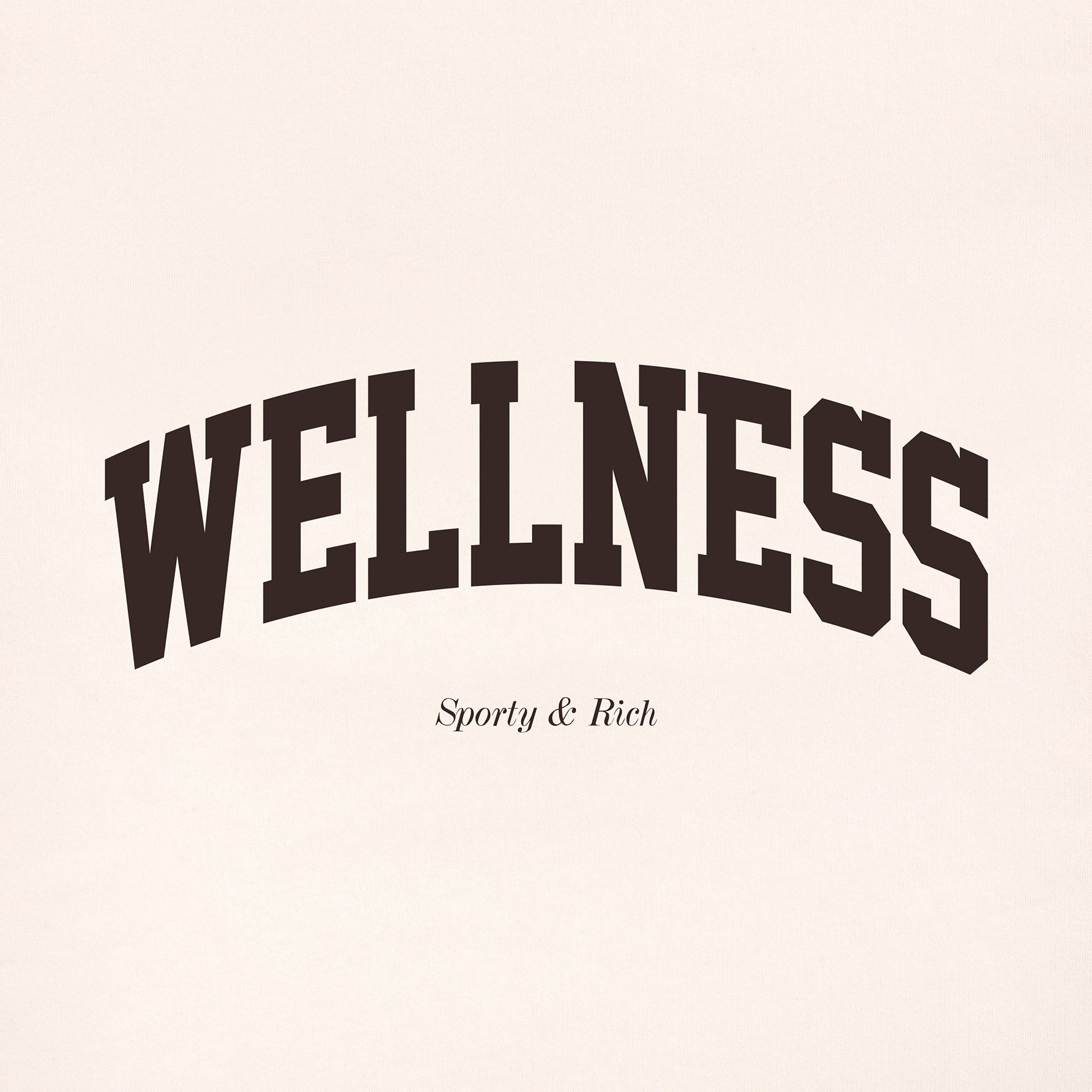 Sporty & Rich - Wellness Ivy 圓領長袖衛衣（米白色）